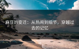 麻豆的变迁：从热闹到细节，穿越过去的记忆