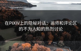 在PIXIV上的隐秘对话：画师和评论区的不为人知的热烈讨论