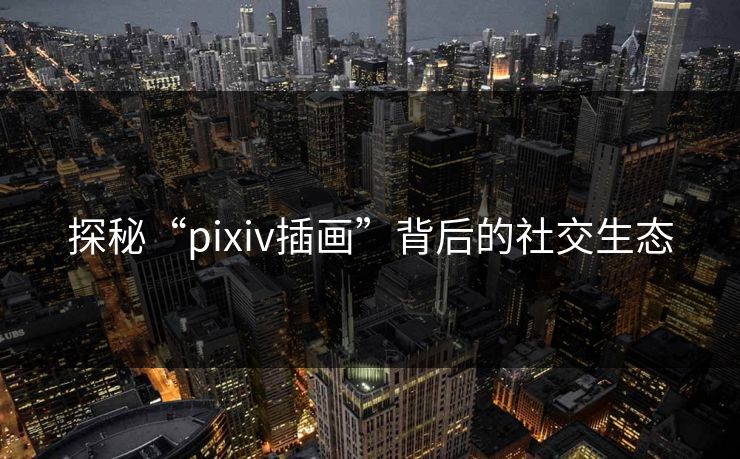 探秘“pixiv插画”背后的社交生态-第1张图片-p站网页版视频站 | p站镜像资源页