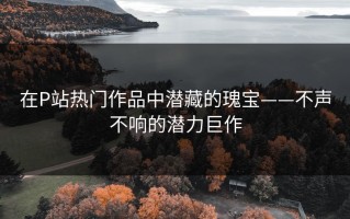 在P站热门作品中潜藏的瑰宝——不声不响的潜力巨作