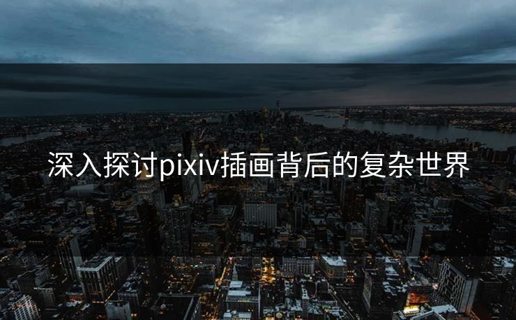深入探讨pixiv插画背后的复杂世界